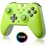 Bluetooth Controller for Android Phone/iPhone/PC/Switch/Steam, Wireless PC Gaming Controller with RGB Lights, Hall Joysticks & Hall Triggers