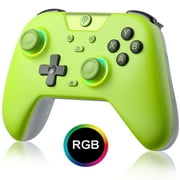 QUCOPRE PC Controller, Bluetooth Game Controller for PC/Android Phone/iPhone/Nintendo Switch/Steam/TV, with Hall Joysticks/Hall Triggers/RGB Lights, No Drift, No Dead Zone