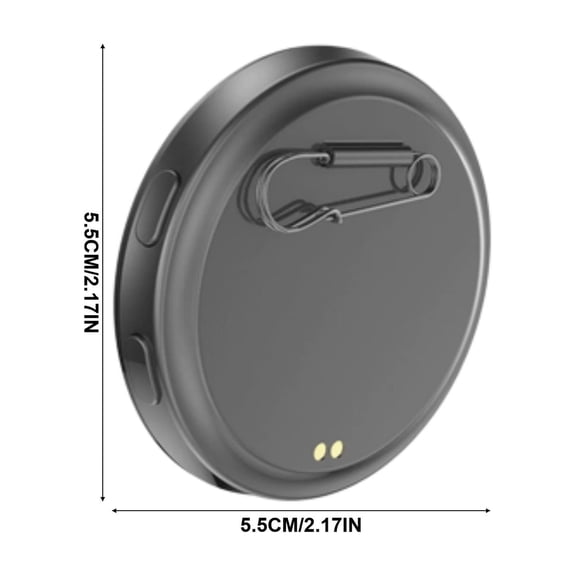 Bluetooth Digital Display Badge Rechargeable Custom Electronic Name Tag With Video Upload Wearable Pin Badge for Office Work Events And Outdoor Use