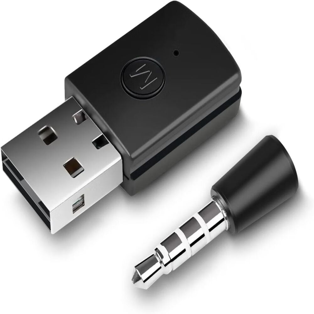 Bluetooth Dongle Adapter USB 4.0 Mini Dongle Receiver and Transmitters Wireless Adapter Kit Compatible with PS4 PS5 Support A2DP HFP HSP