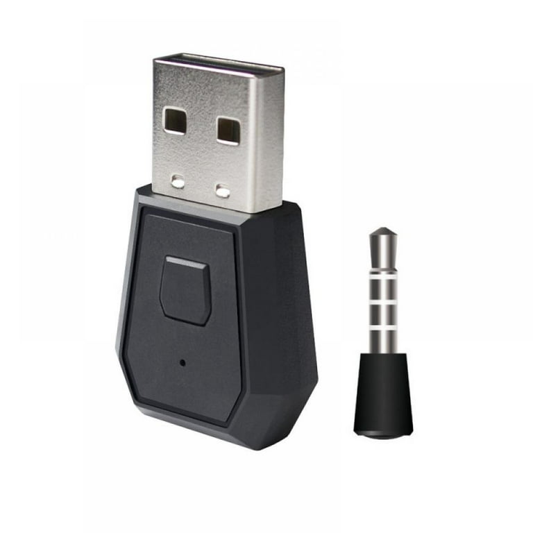 Mugast Mini adaptador Bluetooth USB, receptor dongle y transmisor para PS4,  rango de transmisión de 32.8 ft, rendimiento estable, soporte A2DP, HFP