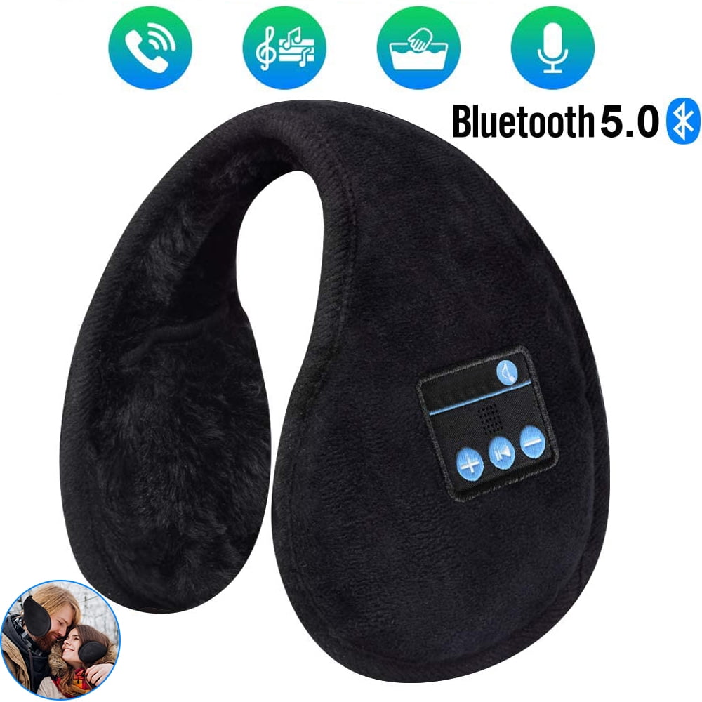 Bluetooth Ear Muffs Headphones Ear Warmers, Gift for Men Women Kids Christmas, Bluetooth