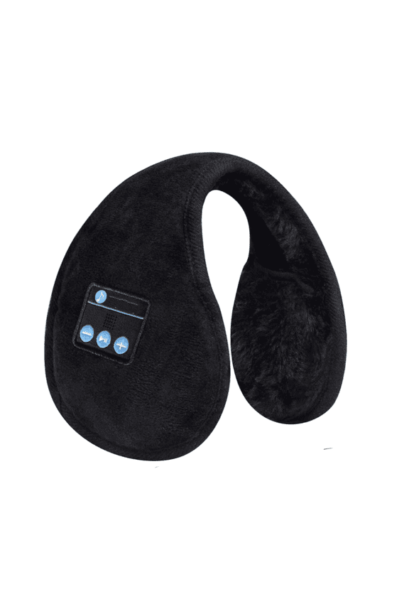 Bluetooth Ear Warmers Earmuffs for Winter Women Men, Wireless Ear Muffs Headphones,Bluetooth 5.0 Headphones Earmuffs Running Ear Muffs Microphone for Biking Running Walking Hiking(Black)
