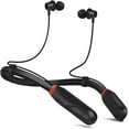 thumbnail image 1 of Bluetooth Earbuds 120 Hours Extra Long Playback with Microphone Headset, i35 Balanced Armature Drivers Stereo in Ear Wireless Ear Buds, Waterproof Workout Neckband Headphones (Black), 1 of 7