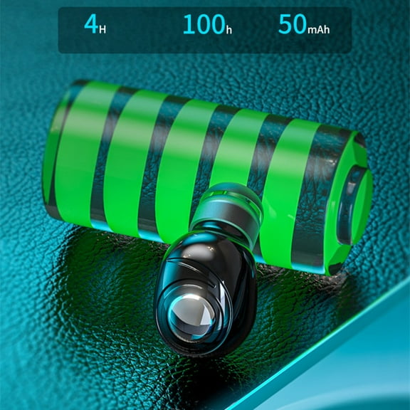 Bluetooth Earbuds Headset – Bluetooth Earbud, Mini Wireless Headset, In Ear Headphones, Sport Earpiece With Mic, Magnetic USB Charging, Waterproofs Earphones For All Phone(2 Pack )