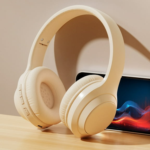 Bluetooth Earbuds Headset – Bluetooth Headphones Wireless Earbuds Over Ear Bluetooth Wireless Headphones Intelligent Noise Reduction HiFi Stereo Foldable Headset With Long Battery Life