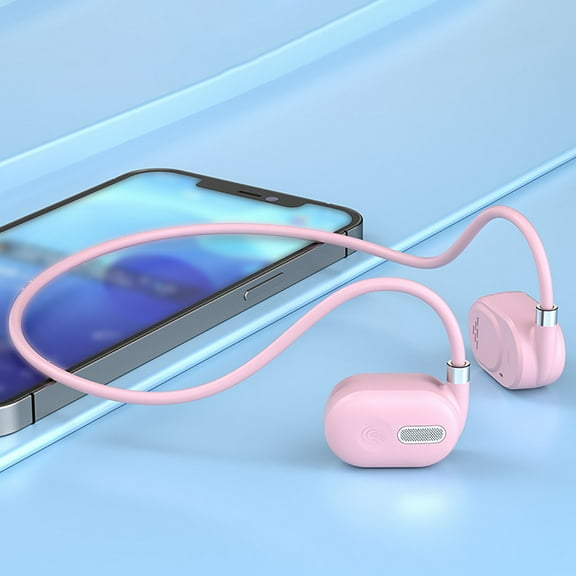 Bluetooth Earbuds Headset – Conducting Bluetooth Earphones With A Hanging Neck Style, And Compact, Not In The Ear Bluetooth 5.3 Voice Call Earphones