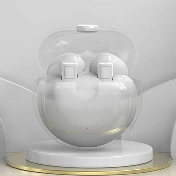 Bluetooth Earbuds Headset – Manual Controlled Transparent Compartment Wireless Stereo Low Latency Noise Reduction Bluetooth Earphones