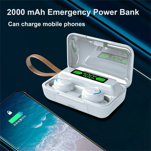Bluetooth Earbuds Headset – Wireless Mini Headset Bluetooth 5.0 Sport Headset Portable Charging Box