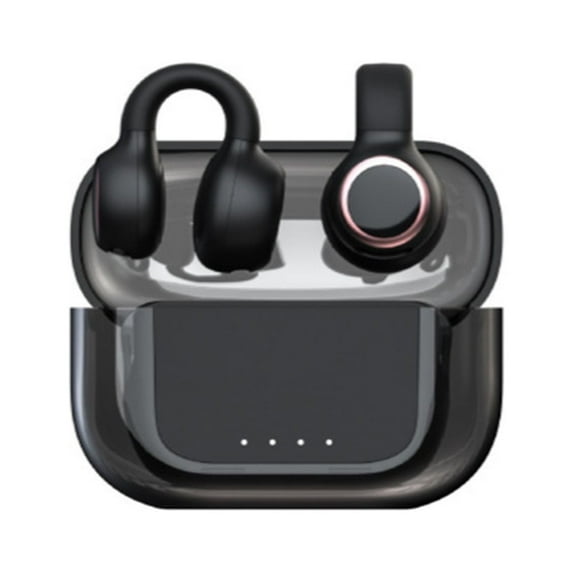 Bluetooth Earbuds, Hwkond Wireless Ear Clip Skeleton Conduction HeadphonesBluetooth 5.3 Waterproofs Open Ear HeadphonesApply For RunningSportsCyclingDriving, Black, Up to 60% Off