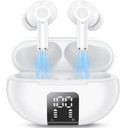 Bluetooth Earbuds In-Ear Earbud with Charging Case, White