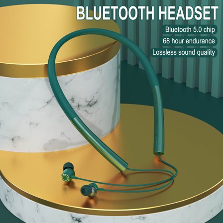 Bluetooth Earbuds - Neckband Wireless Sports Earphones, 20H Playtimes, IPX4 Sweatproof, Magnetic Buds, Secure Fit for Running, Gym, Workout, Commute