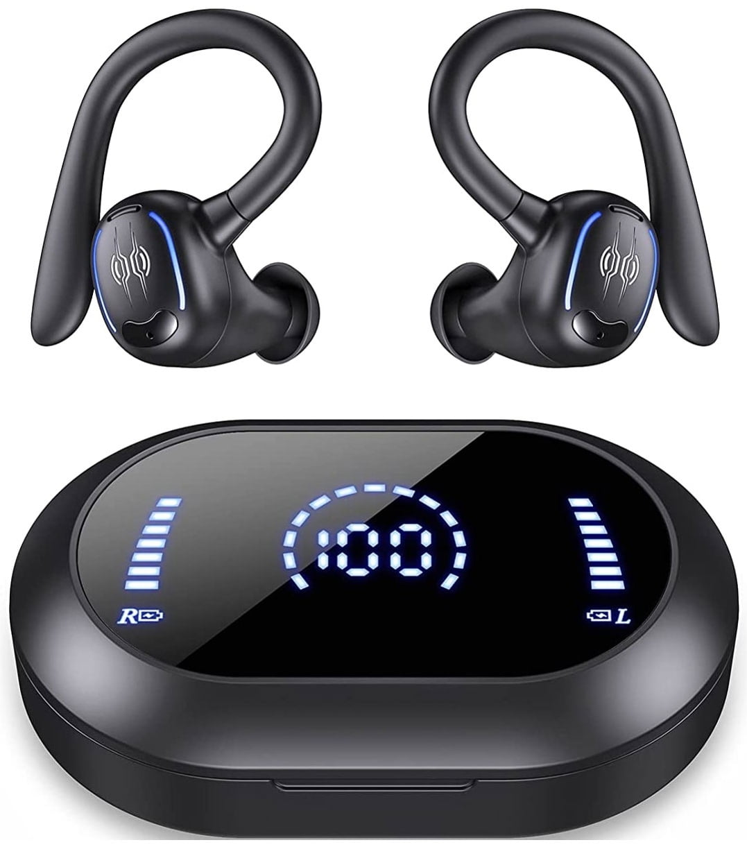 Bluetooth Earbuds Wireless Ear-hook TWS Earphones for Samsung Galaxy A06 - Over the Ear Headphones True Stereo Charging Case Hands-free Mic Headset for Galaxy A06