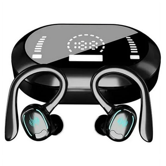 Bluetooth Earbuds Wireless Ear-hook TWS Earphones for iPhone 16/Pro/Max/Plus - Over the Ear Headphones True Stereo Charging Case Hands-free Mic Headset for iPhone 16/Pro/Max/Plus