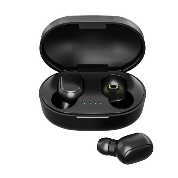 Bluetooth Earbuds Wireless Earbuds,Bluetooth 5.2 Headphones With Charging Case, Bluetooth Headphones With Mics, Fingerprint Control, Power Display,For Sports/Working(Black)