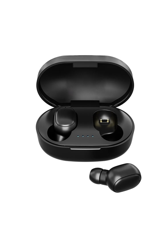 Bluetooth Earbuds Wireless Earbuds,Bluetooth 5.2 Headphones With Charging Case, Bluetooth Headphones With Mics, Fingerprint Control, Power Display,For Sports/Working(Black)