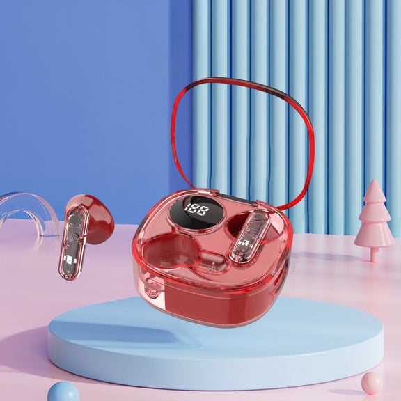 Bluetooth Earbuds,with LED Power Display,high-definition noise cancelling calling, low latency gaming mode, ultra long battery life, ergonomic design ensures comfortable wearing