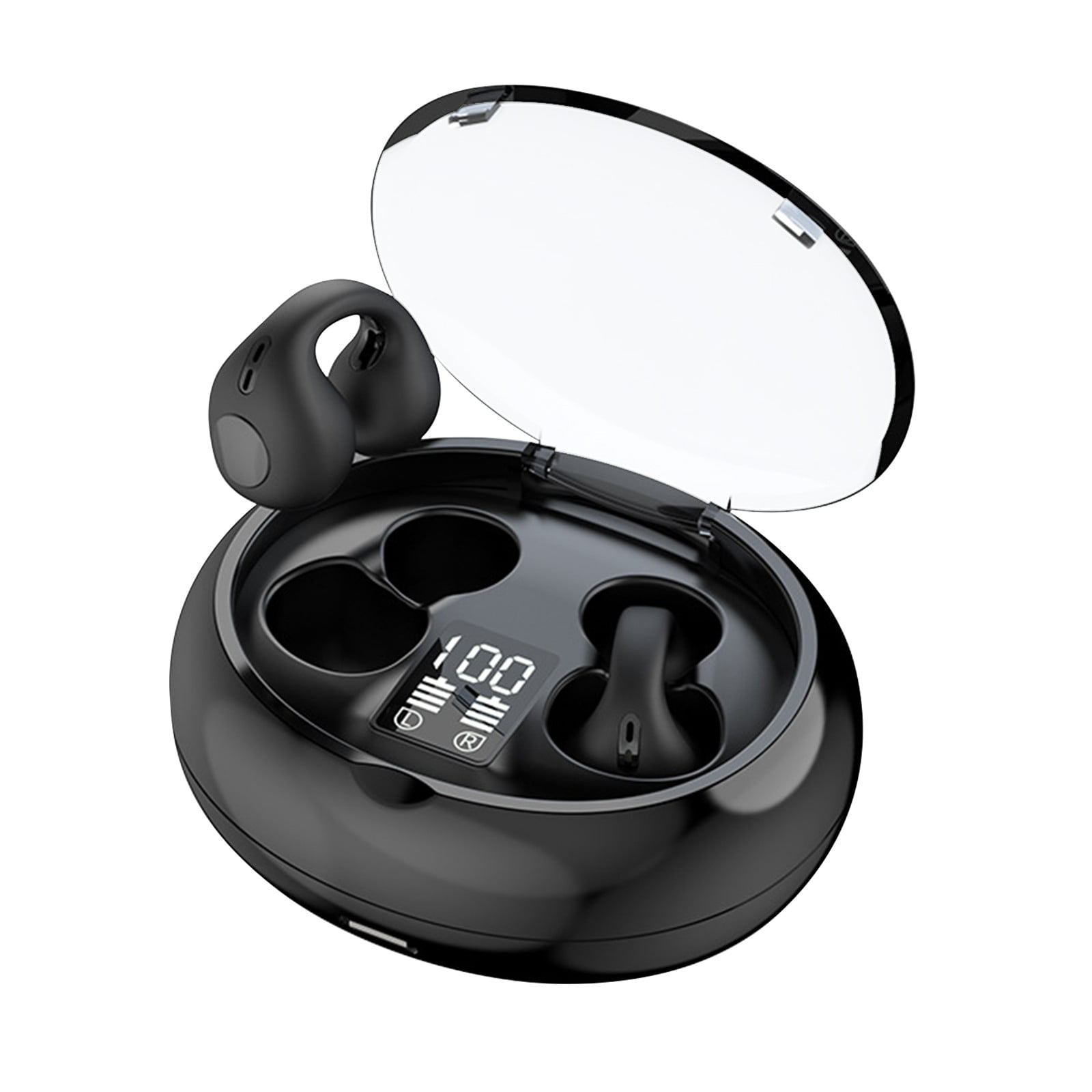 Bluetooth Earphone, Bluetooth 5.3 Wireless Earphones with Clip On HIFI