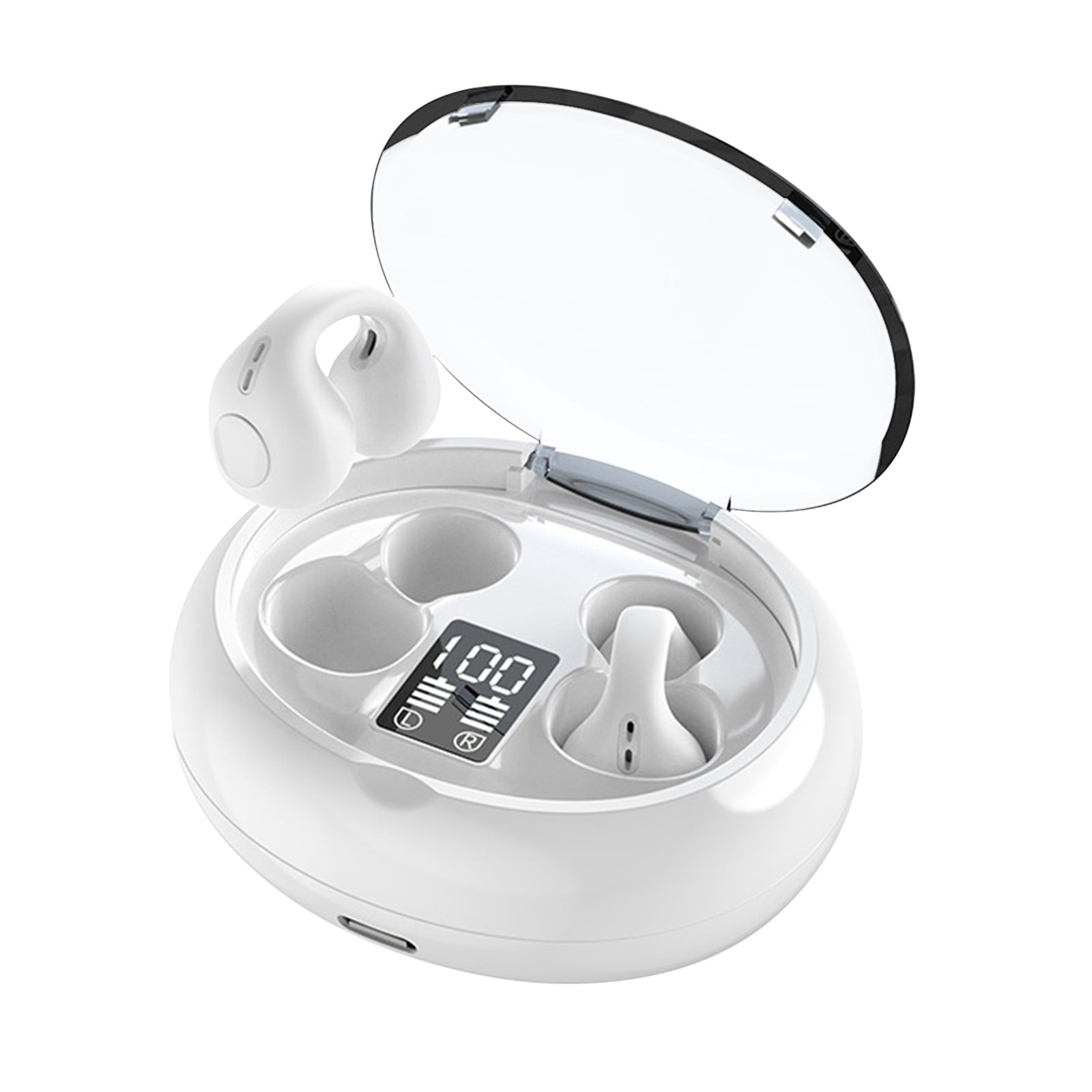 Bluetooth Earphone, Bluetooth 5.3 Wireless Earphones with Clip On HIFI