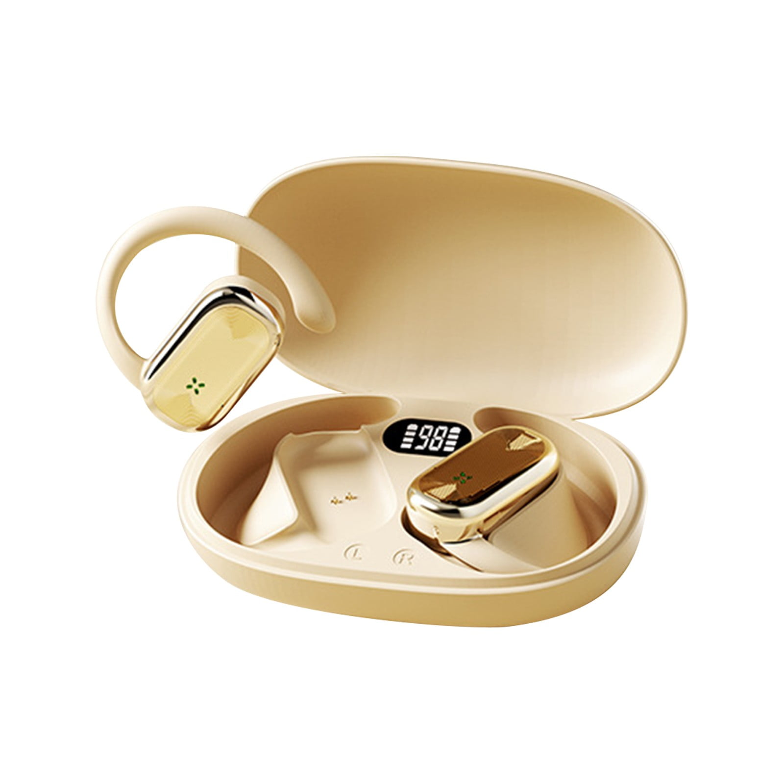 Bluetooth Earphone, Bluetooth 5.4 Wireless Earphones Ear Mounted Non In