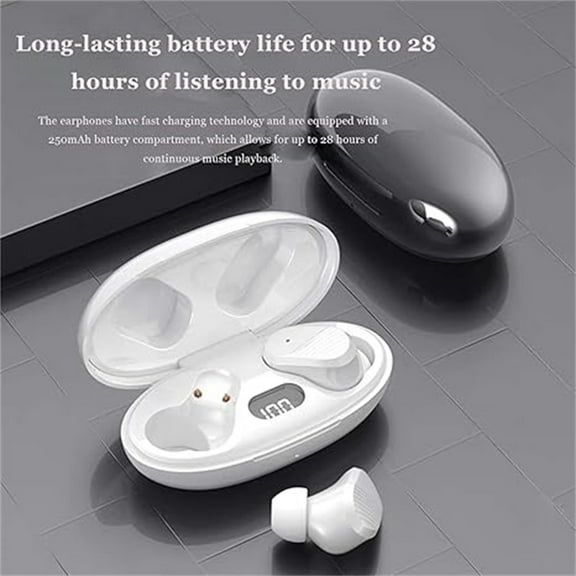 Bluetooth Earphones 5.0 Sweatproof In Ear LED Digital Wireless Earphones For Meeting Driving Traveling