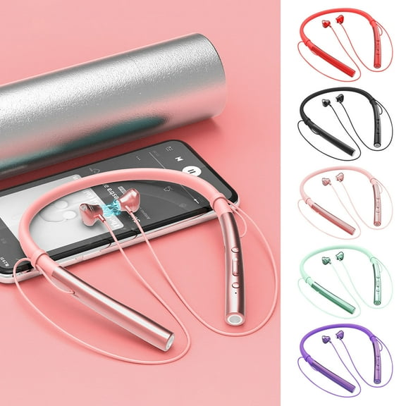 Bluetooth Earphones under $5! Xqxayjr Neckband Bluetooth Earphones Wireless, Sports Headset with Long Battery Life, Sweatproof Earphones for Fitness and Running