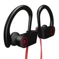 thumbnail image 1 of Bluetooth Earphones, IPX7 Waterproof Sport Wireless Headphones [7-9 Hours Play Time], HiFi Stereo in-Ear Headphones Built-in Noise Cancelling Mic with Carrying Case for Workout, Gym, Running, 1 of 8