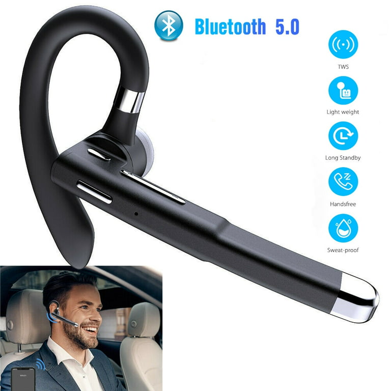 Bluetooth Earpiece For Cell Phone Noise Canceling Headphone With Microphone  Wireless Headset Bluetooth Earpiece Hands Free Headset Compatible With Iph