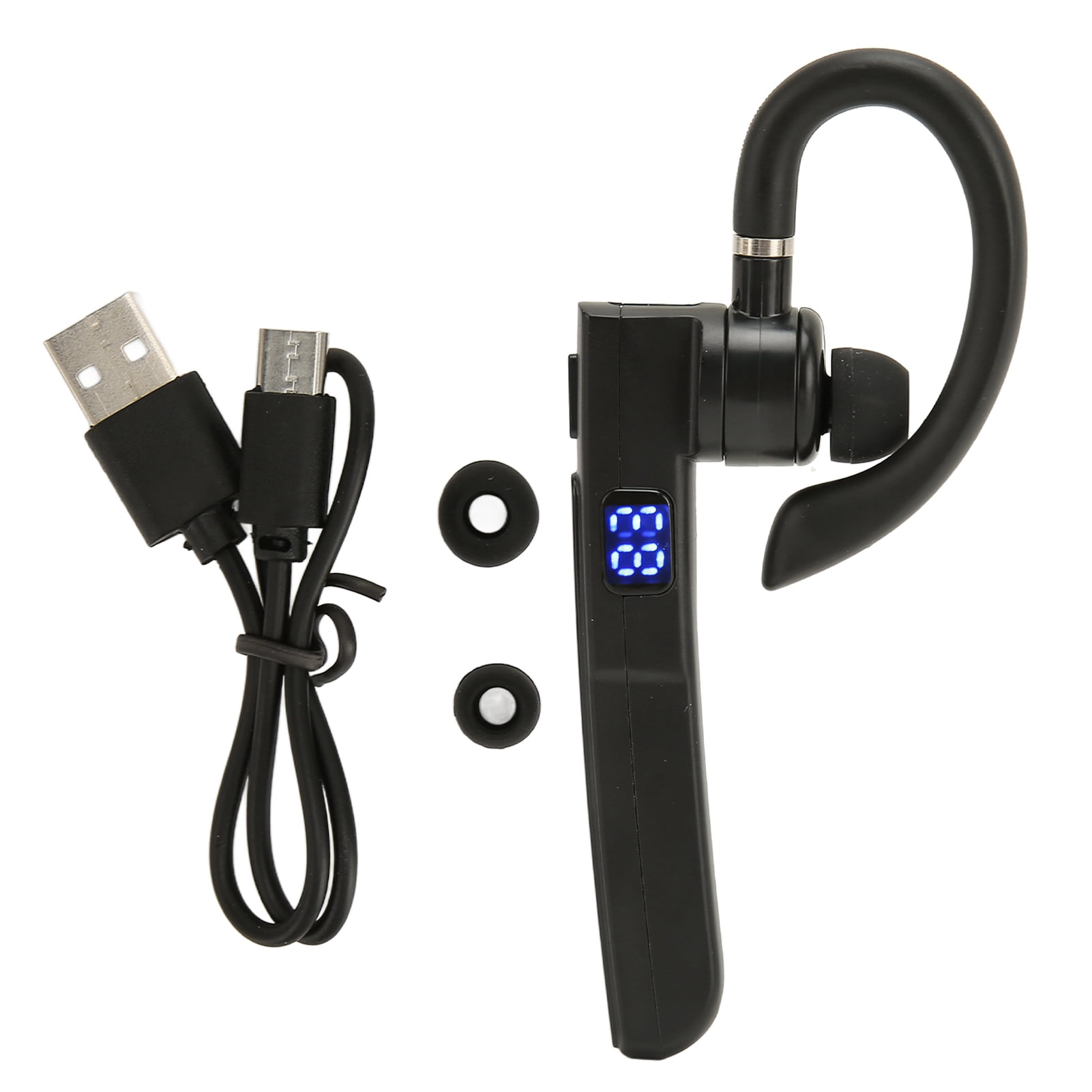 Bluetooth Earpiece Hands Free Single Ear Noise Reduction Digital