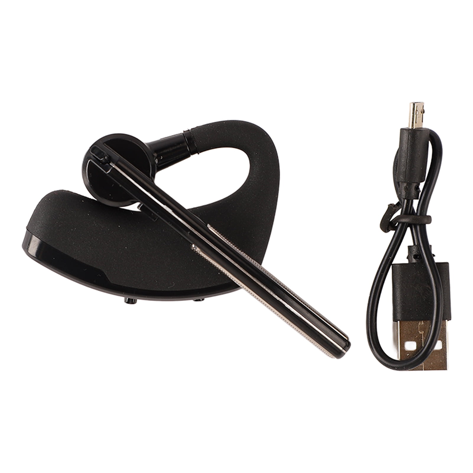 Bluetooth Earpiece Stereo Noise Canceling 180 Degree Adjustable Wireless Business Earphone for Office Driving