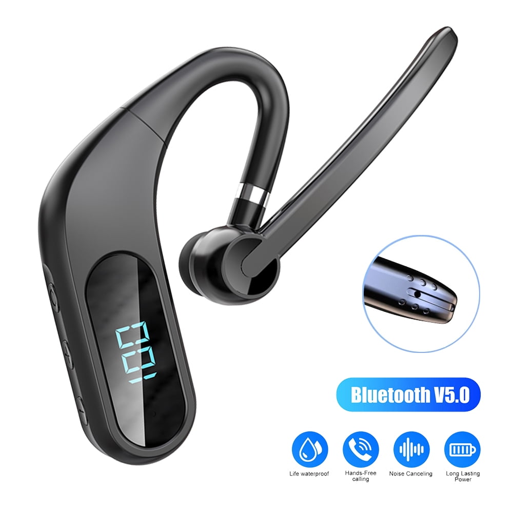 Bluetooth Earpiece Wireless Headset with Mic Hands-Free Earphones