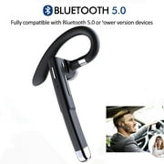 Bluetooth Earpiece for Cell Phone,Single Ear Hands-Free Wireless Bluetooth Headset with Mic for iPhone, Samsung, Android, PC, Laptop, Tablet, TVs