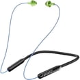 thumbnail image 1 of Bluetooth Earplug Headphones, Neckband Wireless Earbuds earplugs-29db Noise Reduction isolating in-Ear earplug Earphones with Controls,IPX5 sweatproof,19+Hour Battery(Blue Green), 1 of 1