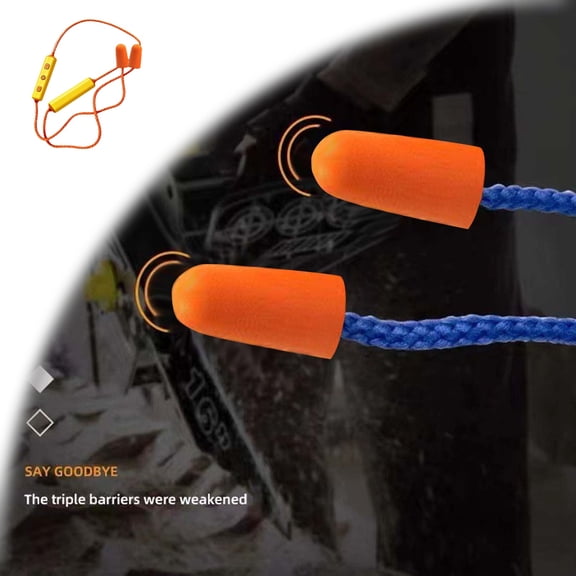 Bluetooth Earplug Headphones for Work - Noise Reduction Safety Earbuds with Mic, Discreet Hearing Protection for Construction, Woodworking & Noisy Places