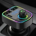 thumbnail image 1 of Bluetooth FM Transmitter for Car, Bluetooth 5.0 Wireless Radio Adapter with PD 20W USB-C & QC 18W Fast Charger, Hands-Free Calling, MP3 Player via USB/TF Card, 1 of 8