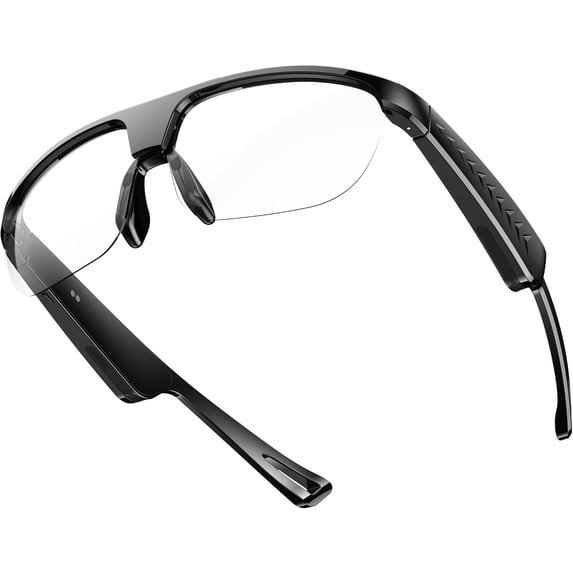 Bluetooth Glasses Blue Light Glasses Polarized UV Protection-No Camera Smart Glasses for Outdoor Sports, Dual Core Chip ENC Noise Reduction, Wireless Music & Calls for Men and Women