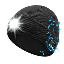 Bluetooth Hat with Light, Built-in Wireless Headphones LED Light - USB Rechargeable Bluetooth Hat | Unique Birthday Tech Gifts for Kids