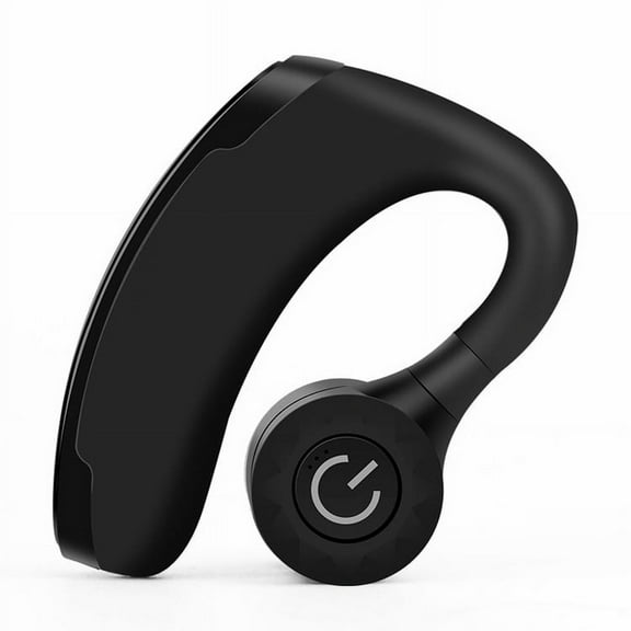 Bluetooth Headphone, Wireless Bluetooth headsets V4.1 Earpiece with Mic Noise Cancelling Earbuds In-Ear Earphones for Business/Driving Ear Hooks Headphones for iPhone Samsung Android Cellphones-Black