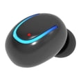thumbnail image 1 of Bluetooth Headphone, Wireless Sport Earbud 8 Hours Talking Time HD Microphone Bluetooth Headset One Piece- Black, 1 of 11
