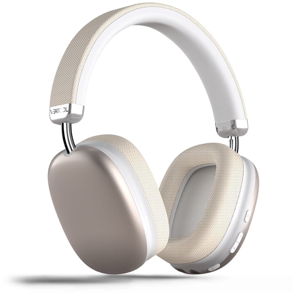 Bluetooth Headphones Over Ear, 65Hrs Playtime Wireless Headphones,Bass Boosted by 90%,Lightweight Headset with Deep Bass, Clear Call with 4 Noise Cancelling Mics,Low Latency for Travel Work Cellphone