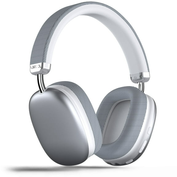 Bluetooth Headphones Over Ear, 65Hrs Playtime Wireless Headphones,Bass Boosted by 90%,Lightweight Headset with Deep Bass, Clear Call with 4 Noise Cancelling Mics,Low Latency for Travel Work Cellphone