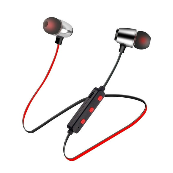 Bluetooth Headphones,Bluetooth 5.0 Stereo Earphone Sport Wireless In-Ear Earbuds Headphone,3H Playtime, Deep Bass Headphone Headset for Workout, Running, Gym, etc.(Red)