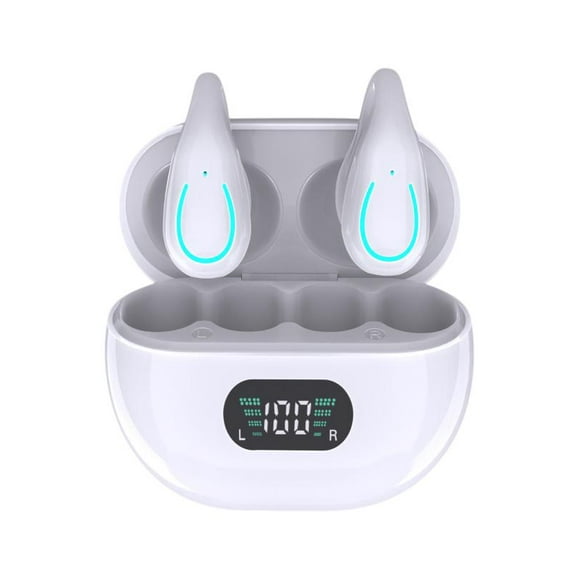 Bluetooth Headphones Bluetooth Earphone Ring Clip Ear To Ear Stereo Non In Ear Smart Earphones Noise Cancelling Headphones