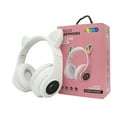 thumbnail image 1 of Bluetooth Headphones - Cats Ear Headset with LED Lights, Foldable Wireless, 40mm Subwoofer, TF Cards Support, 7.1 Surround Sound for Gaming, Travel Gift, 1 of 6