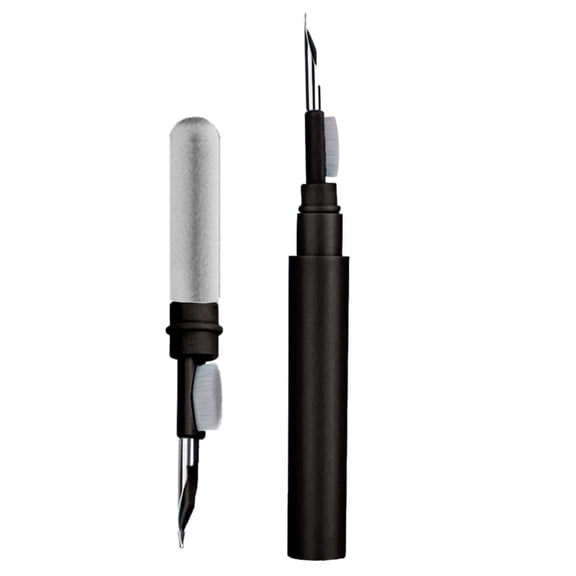 Bluetooth Headphones Cleaning Kit, 2-in-1 Multi-Function Cleaning Pen Tool for Wireless Earbuds, Earphone Speaker Mesh and Charging Case