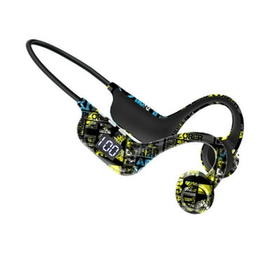 Bluetooth Headphones Conducting Bluetooth Earphones With A Hanging Neck Style Lightweight and Compact Not In The Ear Bluetooth 5.3 Voice Call Earphones Noise Cancelling Headphones