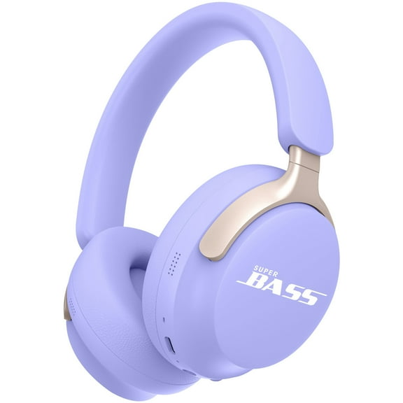 Bluetooth Headphones Over Ear,Hi-Fi Stereo Sound Stretchable Wireless Bluetooth 5.3 Headset Memory-Protein Earmuffs Noise Cancelling Bluetooth Headphones With Mic TF/SD Slot for PC/Cell Phones