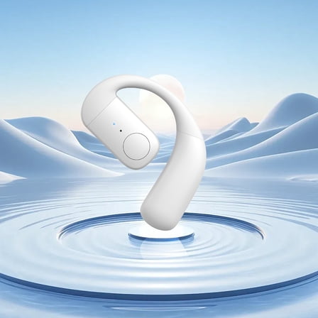 Bluetooth Headphones Ear OWS | Wireless Earbuds Bluetooth 5.4 | Open-Ear Design | Intelligent Noise Reduction | HIFI Stereo Sound | 30H Battery | IPX3 Sweatproof | 200mAh | Sports Gym Workout