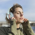 thumbnail image 1 of Bluetooth Headphones, Foldable Wireless and Wired Stereo Headset Micro SD/TF, FM for Cell Phone,PC,Soft Earmuffs &Light Weight for Prolonged Wearing - Light Blue, 1 of 5