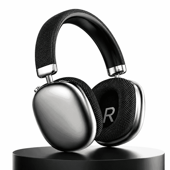 Over Ear Bluetooth Headphones, Active Noise Cancelling Headphones Bluetooth 6.0, 120H Playtime, Hi-Res Audio, Knob Control, Comfort Over-Ear Headset for Music & Calls
